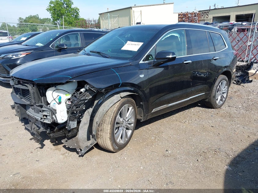 2025 Cadillac Xt6 VIN 1GYKPDRS8SZ140077 IAAI salvage auction — FRONT END, Wait Title, sold $15,800 on 2026-08-16 (photo 2)