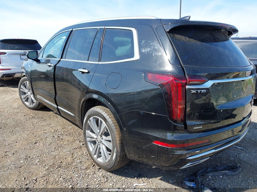 2025 Cadillac Xt6 VIN 1GYKPDRS8SZ140077 IAAI salvage auction — FRONT END, Wait Title, sold $15,800 on 2026-08-16 (photo 3)