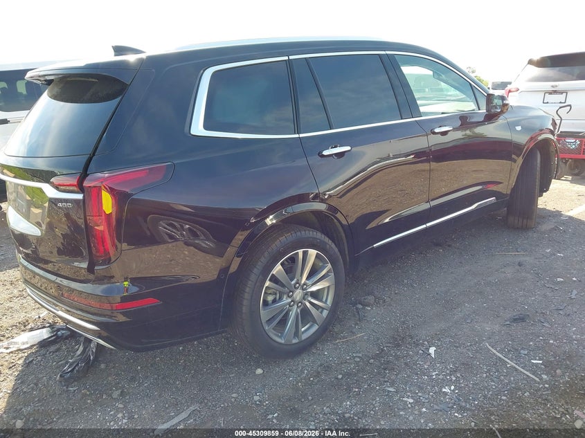 2025 Cadillac Xt6 VIN 1GYKPDRS8SZ140077 IAAI salvage auction — FRONT END, Wait Title, sold $15,800 on 2026-08-16 (photo 4)