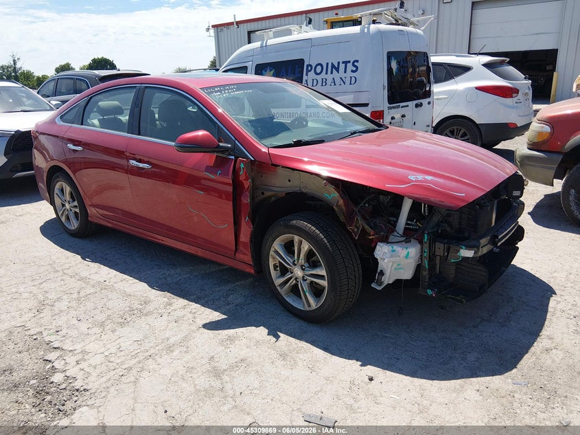 2018 Hyundai Sonata VIN 5NPE34AF0JH601016 IAAI salvage auction — RIGHT FRONT, Salvage Title, sold $2,800 on 2026-08-03 (photo 1)