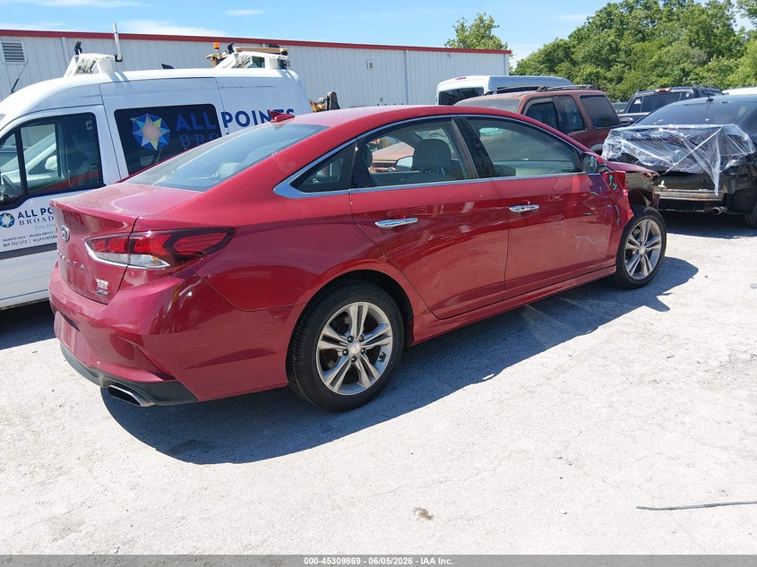 2018 Hyundai Sonata VIN 5NPE34AF0JH601016 IAAI salvage auction — RIGHT FRONT, Salvage Title, sold $2,800 on 2026-08-03 (photo 4)