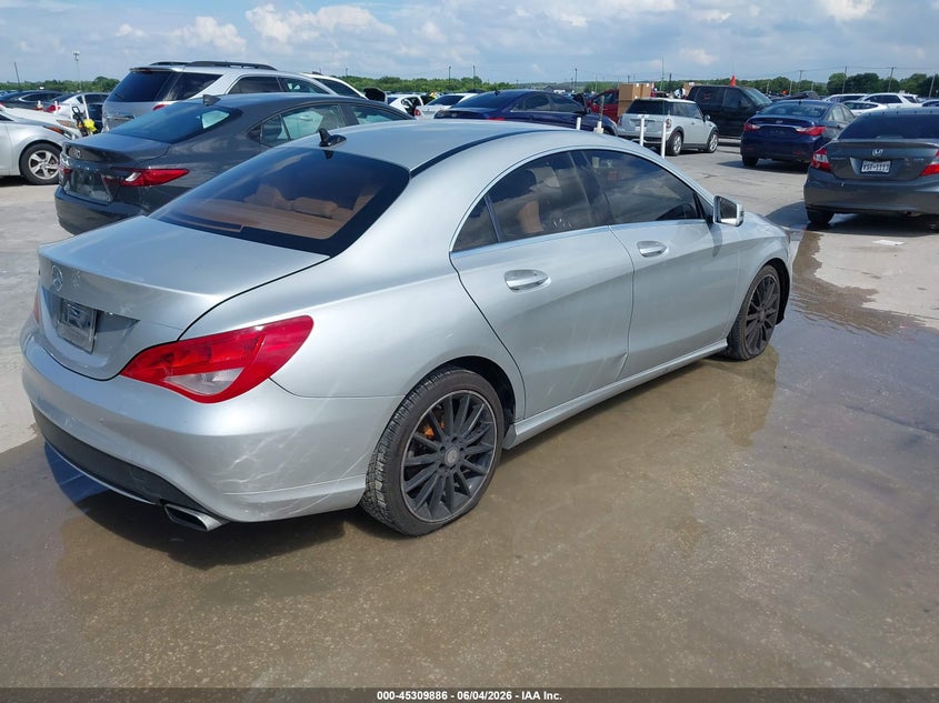 2014 Mercedes-benz Cla-klasse VIN WDDSJ4EB4EN118401 IAAI salvage auction — NORMAL WEAR, Original (Texas), sold $1,800 on 2026-07-06 (photo 4)