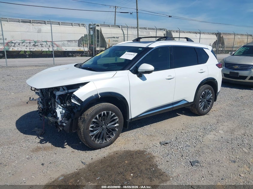 2026 Nissan Rogue VIN JN8BT3DD0TW291829 IAAI salvage auction — FRONT END, Salvage Title, sold $12,050 on 2026-07-10 (photo 2)