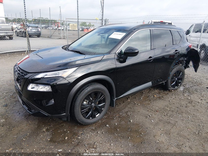 2023 Nissan Rogue VIN JN8BT3BA2PW014064 IAAI salvage auction — REAR END, Salvage Title, sold $525 on 2026-07-22 (photo 2)