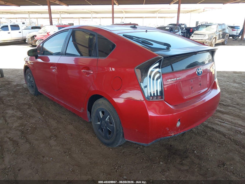 2011 Toyota Prius VIN JTDKN3DU3B0321137 IAAI salvage auction — NORMAL WEAR, Clear-Dealer Only (Arizona), sold $800 on 2026-07-28 (photo 3)
