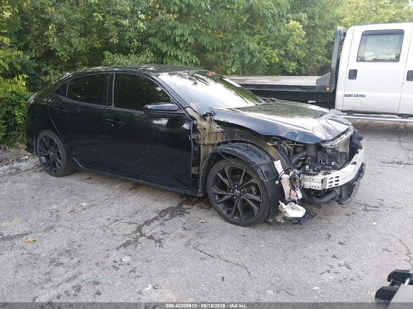 2019 Honda Civic VIN SHHFK7H47KU223076 IAAI salvage auction — FRONT END, Salvage (Kentucky), sold $3,050 on 2026-07-29 (photo 1)
