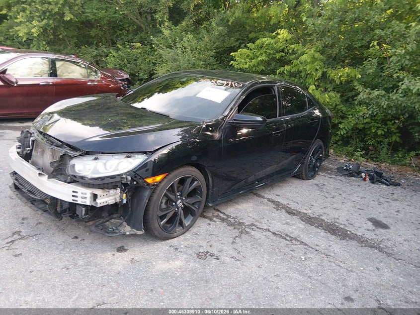 2019 Honda Civic VIN SHHFK7H47KU223076 IAAI salvage auction — FRONT END, Salvage (Kentucky), sold $3,050 on 2026-07-29 (photo 2)