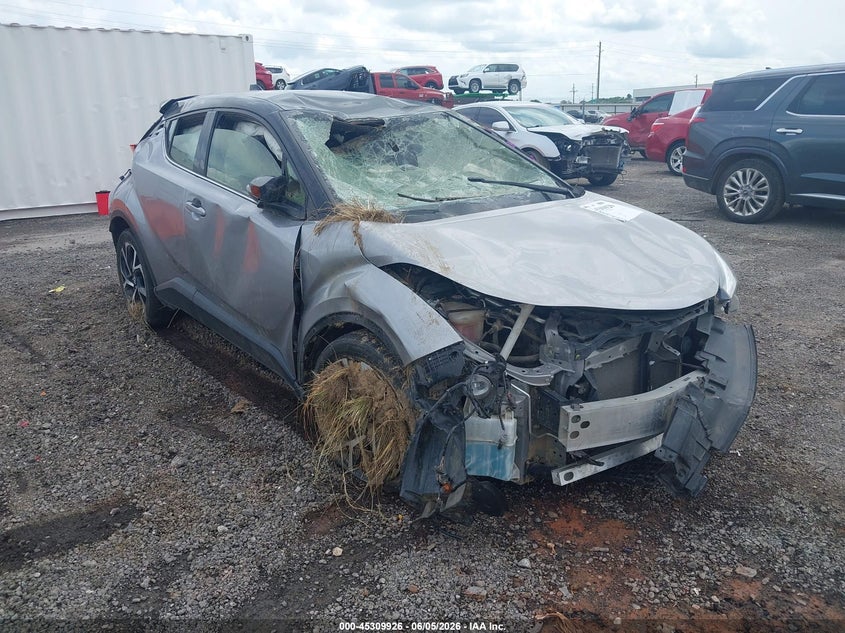 2019 Toyota C-hr VIN JTNKHMBX4K1050296 IAAI salvage auction — ROLLOVER, Salvage Title, sold $1,000 on 2026-07-28 (photo 1)