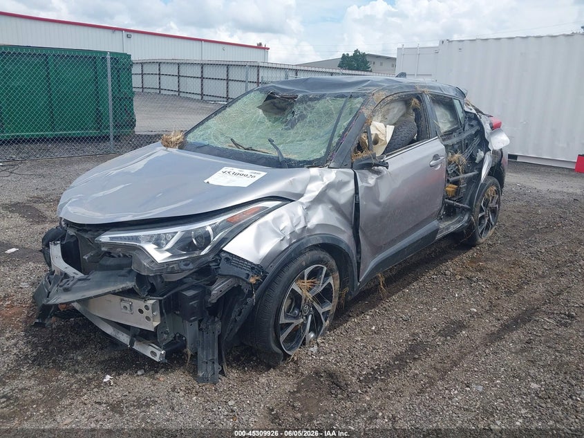 2019 Toyota C-hr VIN JTNKHMBX4K1050296 IAAI salvage auction — ROLLOVER, Salvage Title, sold $1,000 on 2026-07-28 (photo 2)