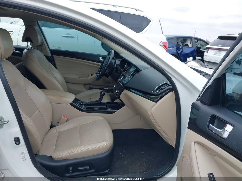 2014 Kia Cadenza VIN KNALN4D70E5131076 IAAI salvage auction — FRONT END, Salvage Title, sold $1,050 on 2026-07-21 (photo 5)
