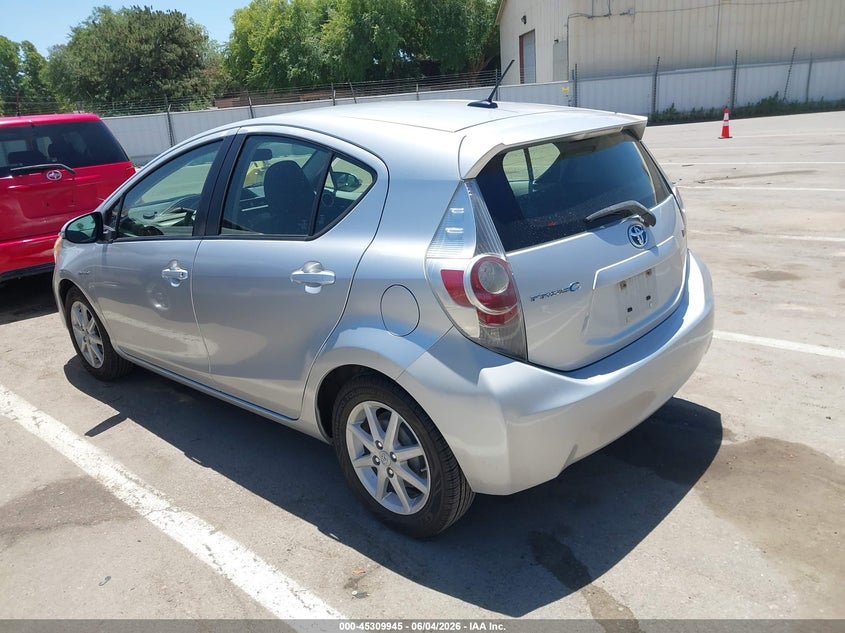 2014 Toyota Prius c VIN JTDKDTB3XE1066224 IAAI salvage auction — NORMAL WEAR, Salvage Title, sold $4,675 on 2026-07-07 (photo 3)