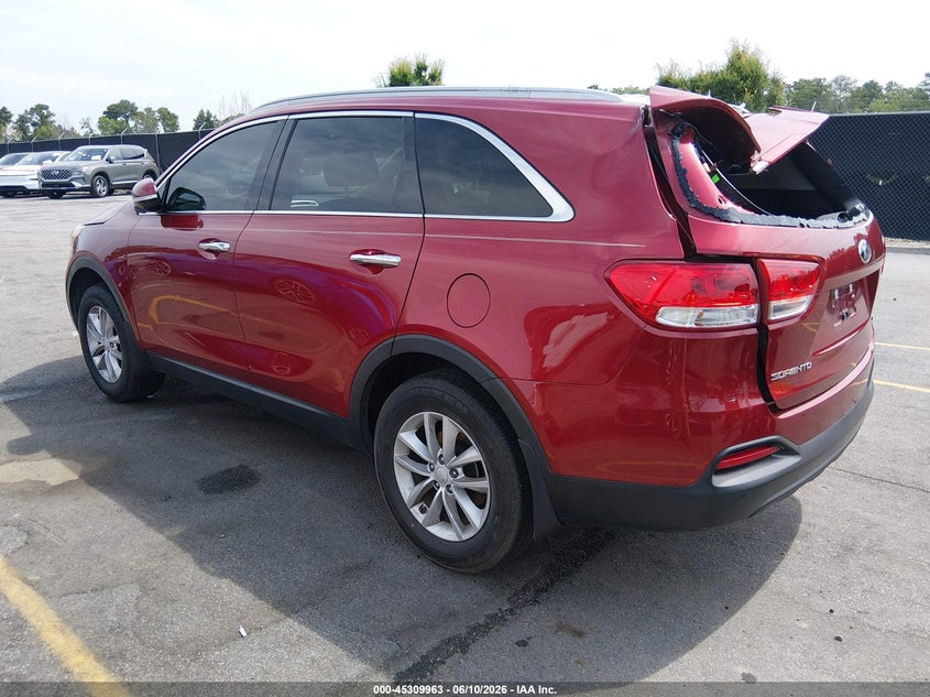 2018 Kia Sorento VIN 5XYPG4A3XJG410701 IAAI salvage auction — ROOF, Salvage (South Carolina), sold $2,100 on 2026-07-08 (photo 3)