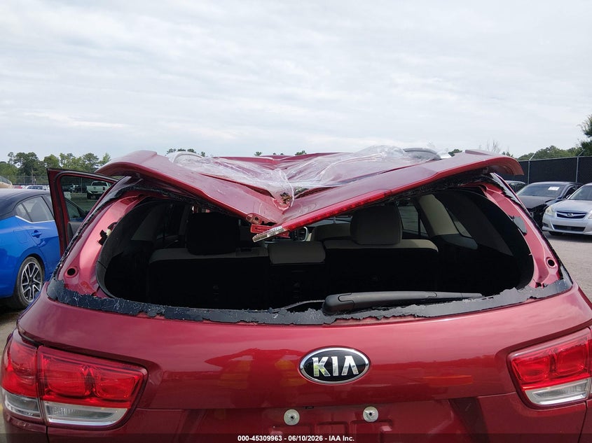 2018 Kia Sorento VIN 5XYPG4A3XJG410701 IAAI salvage auction — ROOF, Salvage (South Carolina), sold $2,100 on 2026-07-08 (photo 6)