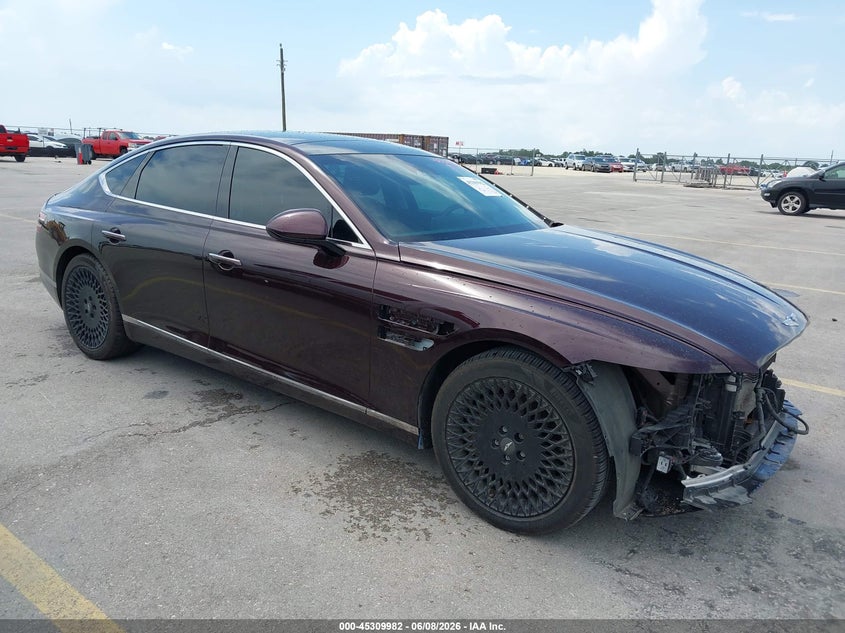 2021 Genesis G80 VIN KMTGC4SD3MU064143 — IAAI salvage auction photo