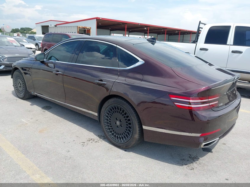 2021 Genesis G80 VIN KMTGC4SD3MU064143 IAAI salvage auction — FRONT END, Salvage Title, sold $11,400 on 2026-08-05 (photo 3)