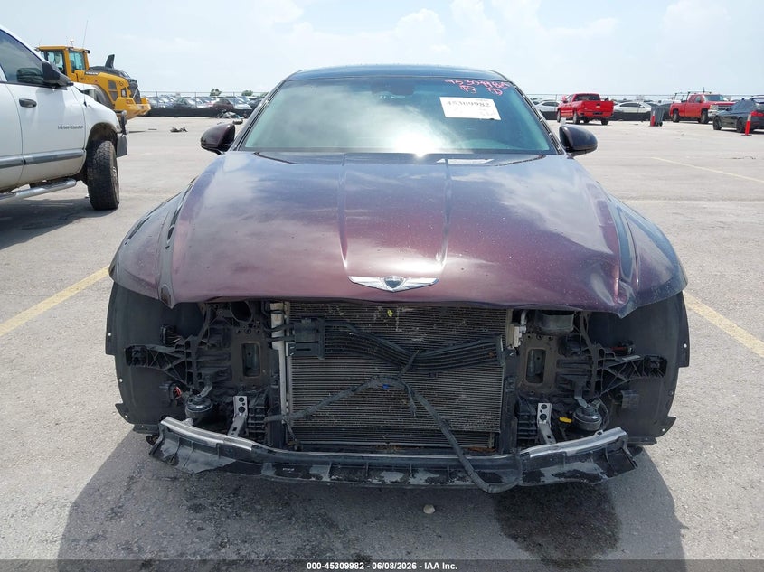 2021 Genesis G80 VIN KMTGC4SD3MU064143 IAAI salvage auction — FRONT END, Salvage Title, sold $11,400 on 2026-08-05 (photo 6)