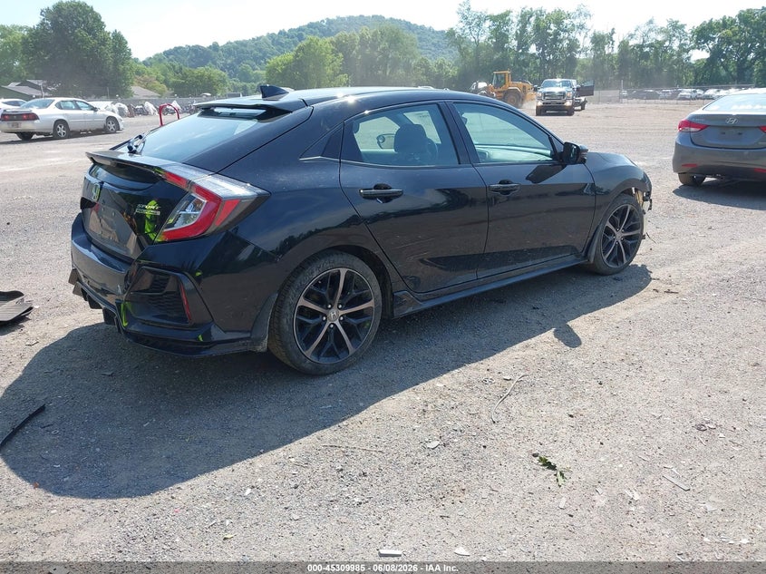 2020 Honda Civic VIN SHHFK7H99LU218054 IAAI salvage auction — FRONT END, Salvage (Ohio), sold $6,150 on 2026-07-20 (photo 4)