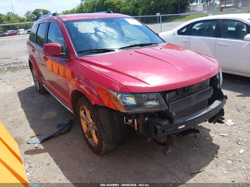 2017 Dodge Journey VIN 3C4PDCGG4HT542868 IAAI salvage auction — FRONT END, Salvage Title, sold $25 on 2026-07-30 (photo 1)