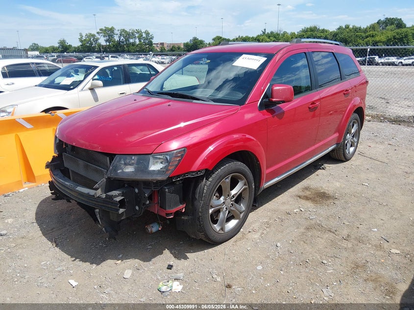 2017 Dodge Journey VIN 3C4PDCGG4HT542868 IAAI salvage auction — FRONT END, Salvage Title, sold $25 on 2026-07-30 (photo 2)
