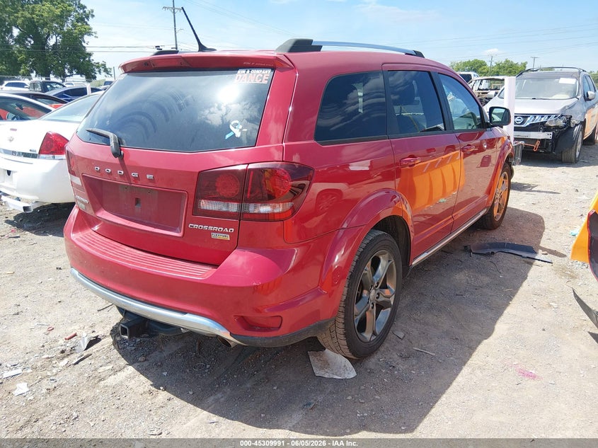 2017 Dodge Journey VIN 3C4PDCGG4HT542868 IAAI salvage auction — FRONT END, Salvage Title, sold $25 on 2026-07-30 (photo 4)