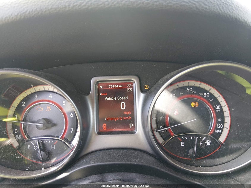 2017 Dodge Journey VIN 3C4PDCGG4HT542868 IAAI salvage auction — FRONT END, Salvage Title, sold $25 on 2026-07-30 (photo 7)