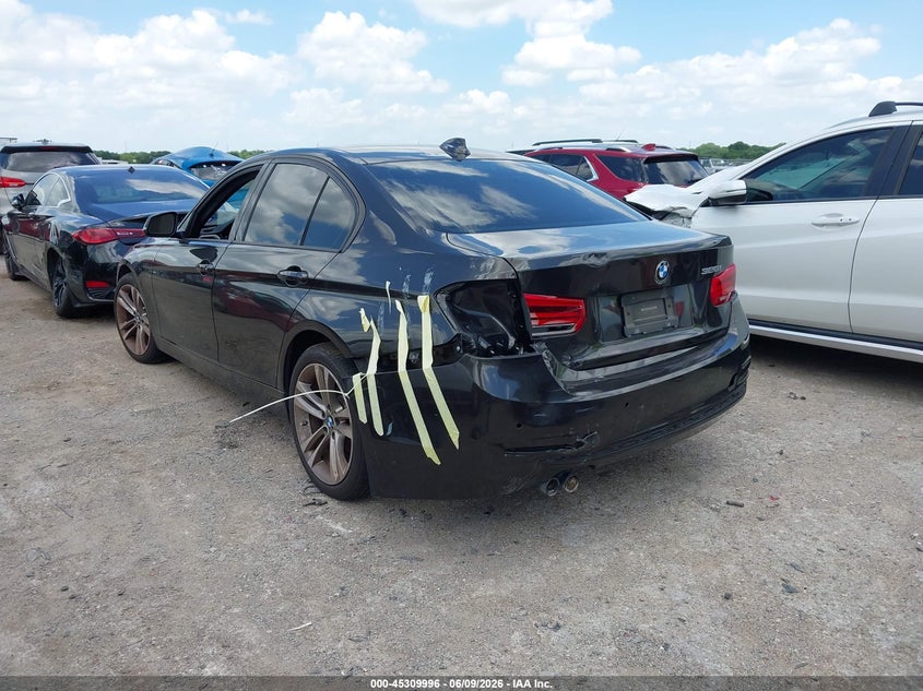 2016 BMW 3er VIN WBA8E9G50GNT44934 IAAI salvage auction — REAR END, Original (Texas), sold $25 on 2026-07-28 (photo 3)