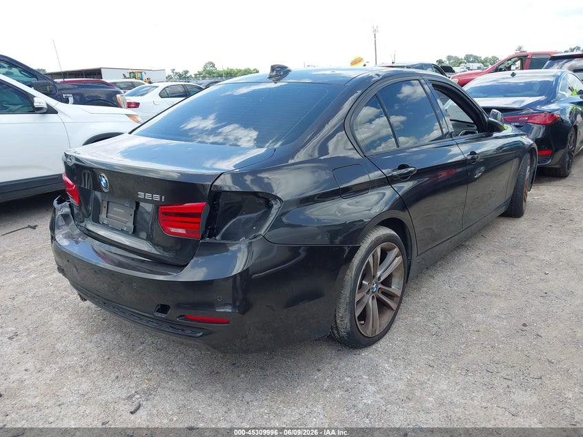 2016 BMW 3er VIN WBA8E9G50GNT44934 IAAI salvage auction — REAR END, Original (Texas), sold $25 on 2026-07-28 (photo 4)