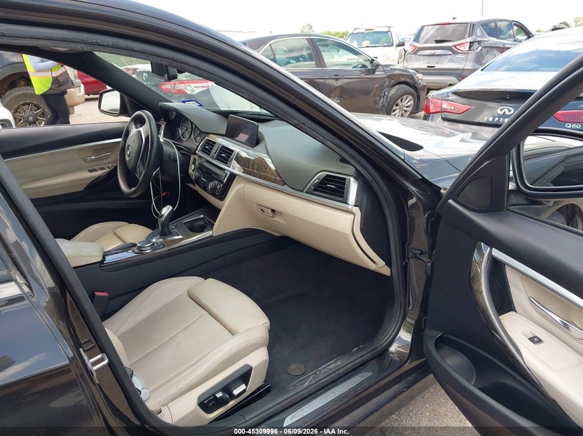 2016 BMW 3er VIN WBA8E9G50GNT44934 IAAI salvage auction — REAR END, Original (Texas), sold $25 on 2026-07-28 (photo 5)