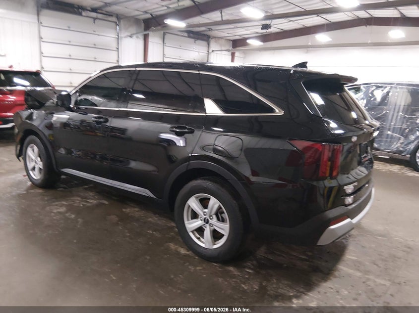 2025 Kia Sorento VIN 5XYRG4JC8SG388952 IAAI salvage auction — FRONT END, Salvage Title, sold $5,400 on 2026-07-31 (photo 3)