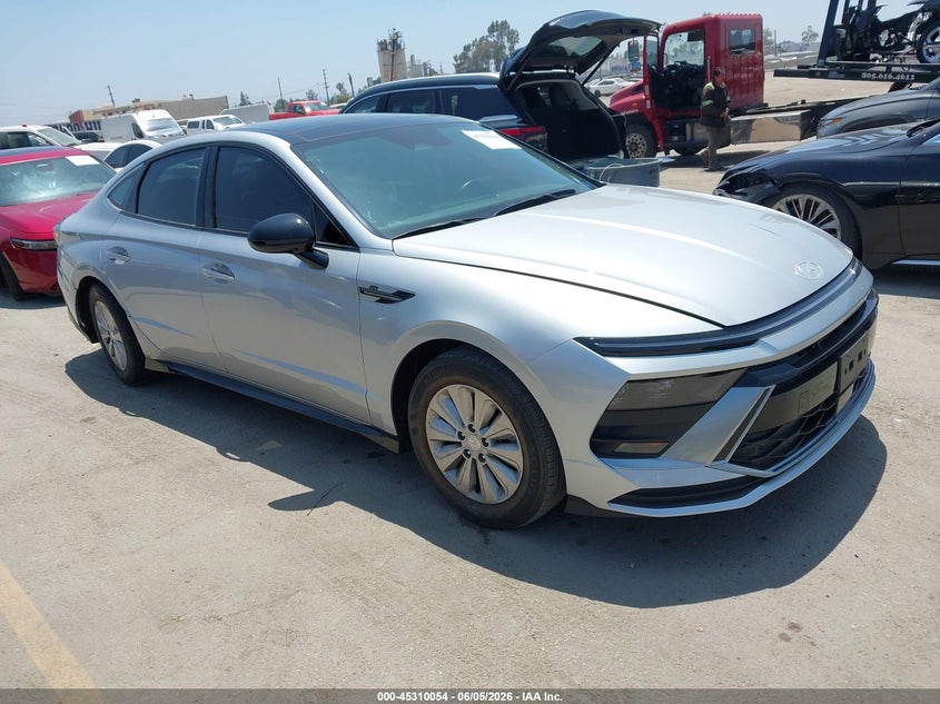 2024 Hyundai Sonata VIN KMHL14JA3RA396419 IAAI salvage auction — LEFT SIDE, Salvage Title, sold $5,850 on 2026-07-15 (photo 1)