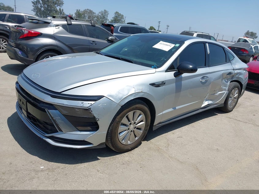 2024 Hyundai Sonata VIN KMHL14JA3RA396419 IAAI salvage auction — LEFT SIDE, Salvage Title, sold $5,850 on 2026-07-15 (photo 2)