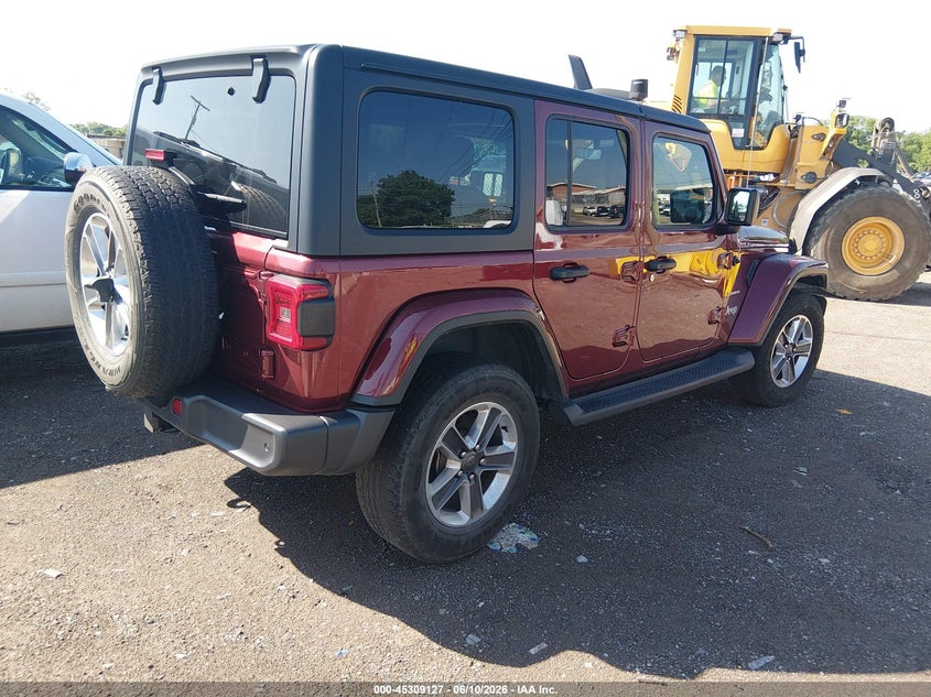 2022 Jeep Wrangler / VIN 1C4HJXEG7NW103922 IAAI salvage auction — UNKNOWN, Salvage (Tennessee), sold $14,100 on 2026-07-30 (photo 4)