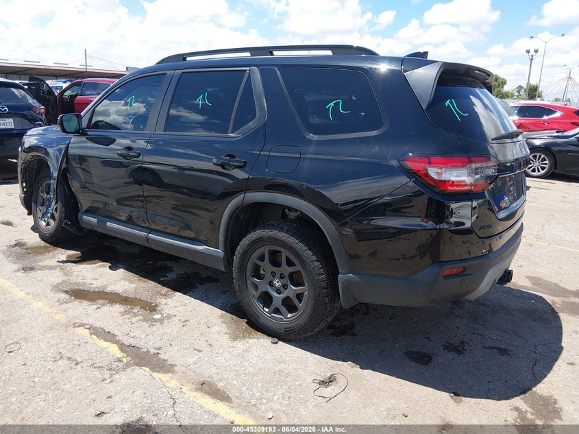 2025 Honda Pilot VIN 5FNYG1H63SB020311 IAAI salvage auction — SIDE, Salvage Title, sold $22,000 on 2026-08-01 (photo 3)