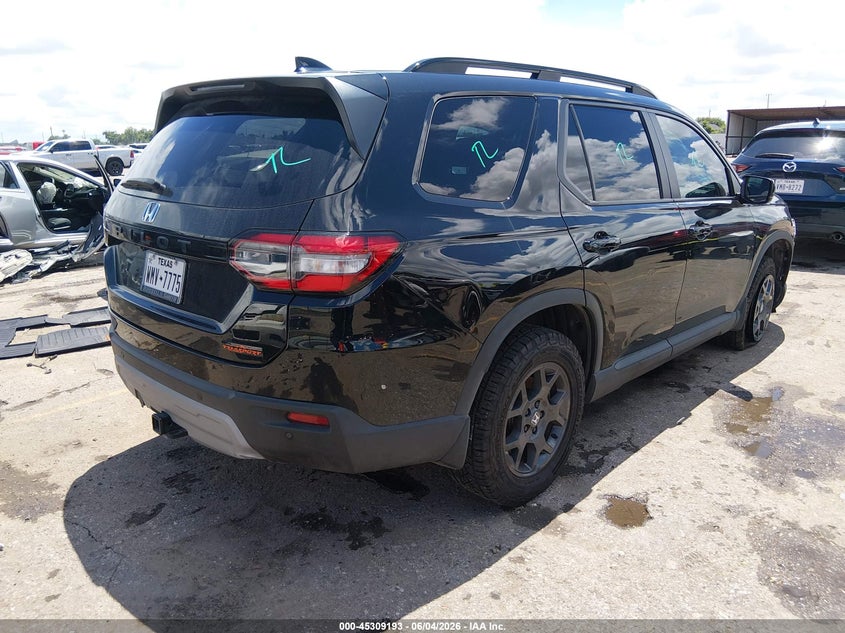 2025 Honda Pilot VIN 5FNYG1H63SB020311 IAAI salvage auction — SIDE, Salvage Title, sold $22,000 on 2026-08-01 (photo 4)