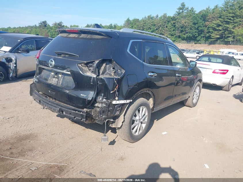 2020 Nissan Rogue VIN KNMAT2MT6LP505161 IAAI salvage auction — REAR END, Salvage (Massachusetts), sold $1,800 on 2026-07-31 (photo 4)