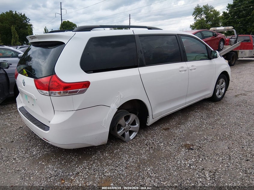 2011 Toyota Sienna VIN 5TDKK3DC3BS024155 IAAI salvage auction — REAR END, Salvage (Missouri), sold $2,150 on 2026-07-06 (photo 4)