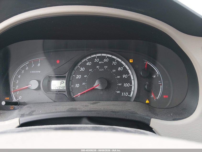 2011 Toyota Sienna VIN 5TDKK3DC3BS024155 IAAI salvage auction — REAR END, Salvage (Missouri), sold $2,150 on 2026-07-06 (photo 7)