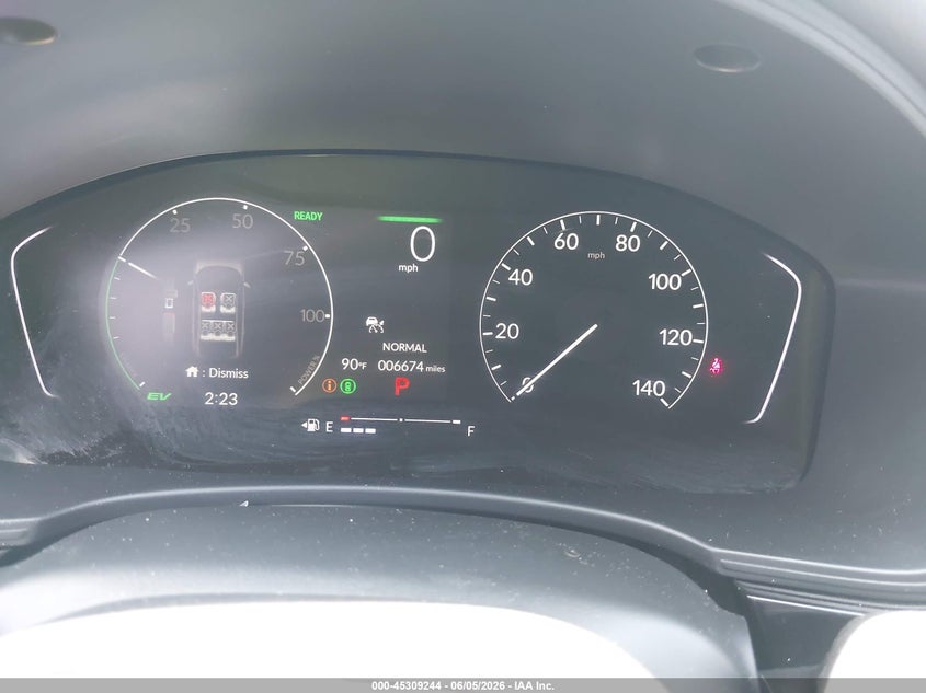 2026 Honda Civic VIN 2HGFE4F82TH312905 IAAI salvage auction — HAIL, Salvage Title, sold $11,800 on 2026-07-17 (photo 7)
