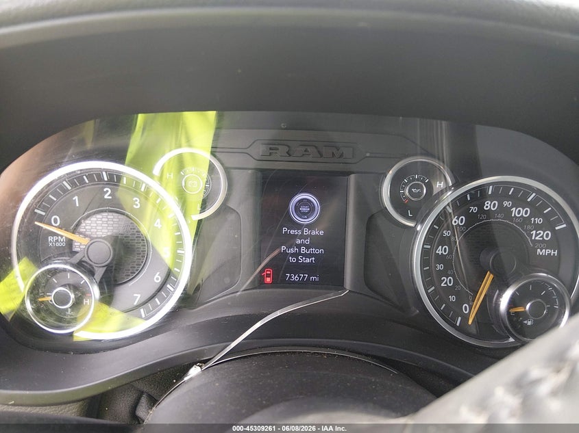 2022 Ram 1500 VIN 1C6SRFBT1NN134123 IAAI salvage auction — HAIL, Salvage Title, sold $12,050 on 2026-07-21 (photo 7)