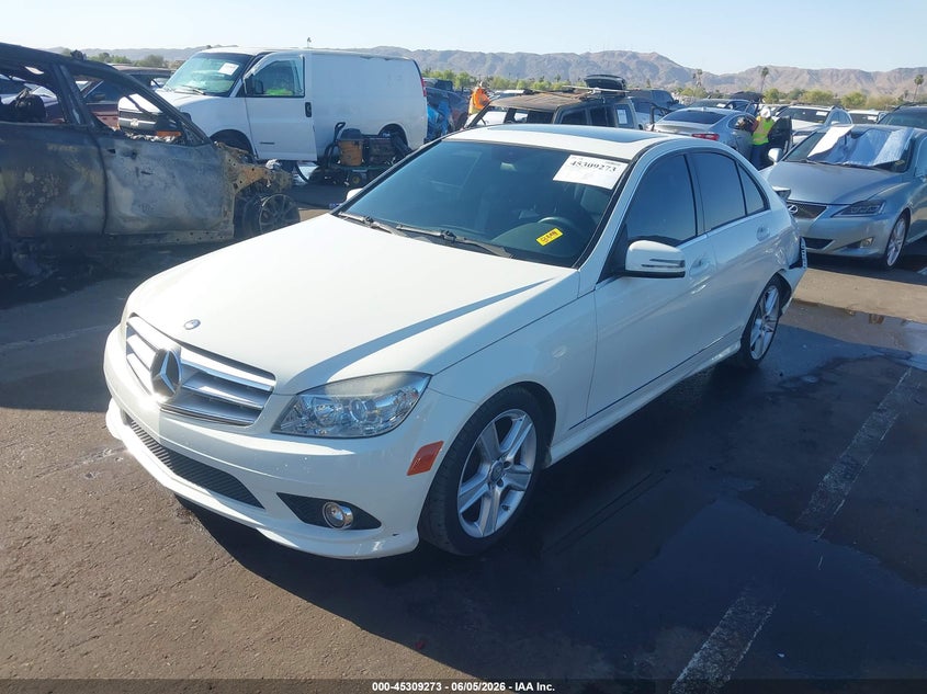 2010 Mercedes-benz C-klasse VIN WDDGF5EB5AR123865 IAAI salvage auction — REAR END, Salvage (Arizona), sold $375 on 2026-07-21 (photo 2)