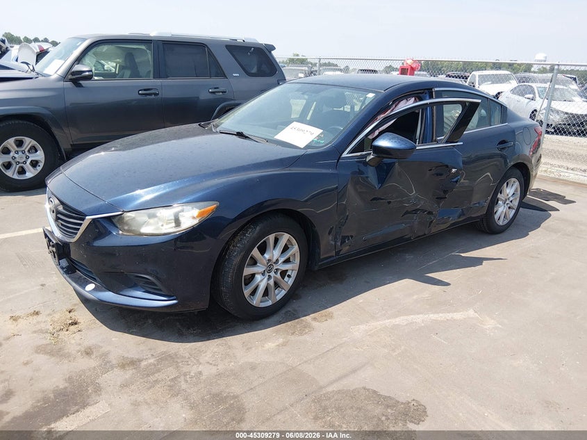2016 Mazda 6 VIN JM1GJ1U51G1440238 IAAI salvage auction — LEFT SIDE, Salvage Title, sold $1,550 on 2026-07-29 (photo 2)