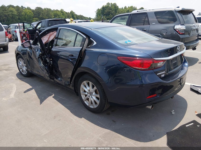 2016 Mazda 6 VIN JM1GJ1U51G1440238 IAAI salvage auction — LEFT SIDE, Salvage Title, sold $1,550 on 2026-07-29 (photo 3)