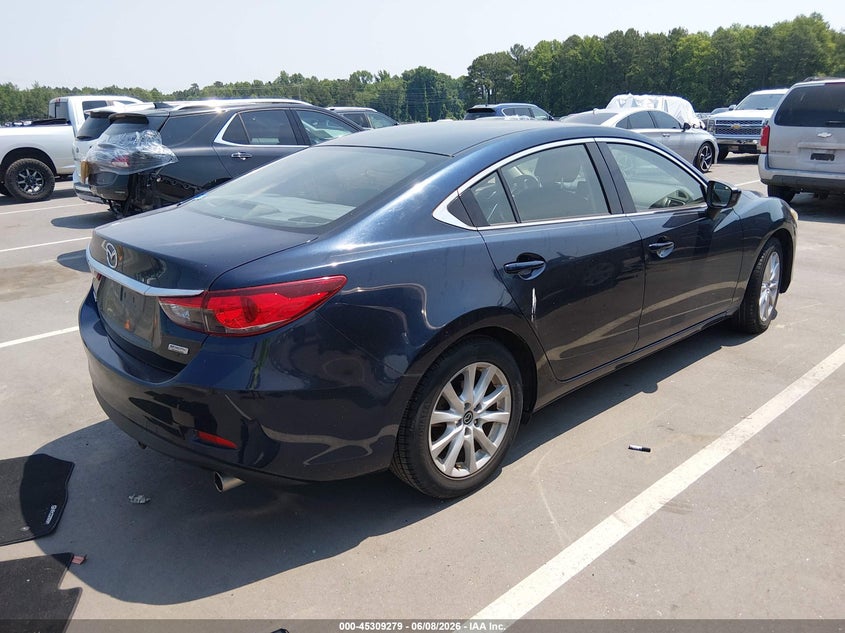 2016 Mazda 6 VIN JM1GJ1U51G1440238 IAAI salvage auction — LEFT SIDE, Salvage Title, sold $1,550 on 2026-07-29 (photo 4)