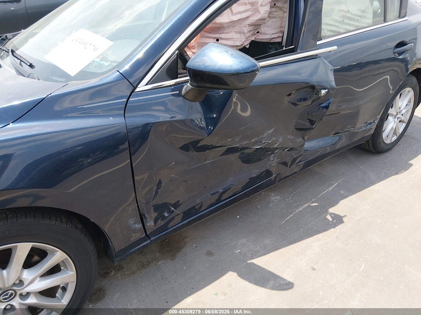2016 Mazda 6 VIN JM1GJ1U51G1440238 IAAI salvage auction — LEFT SIDE, Salvage Title, sold $1,550 on 2026-07-29 (photo 6)