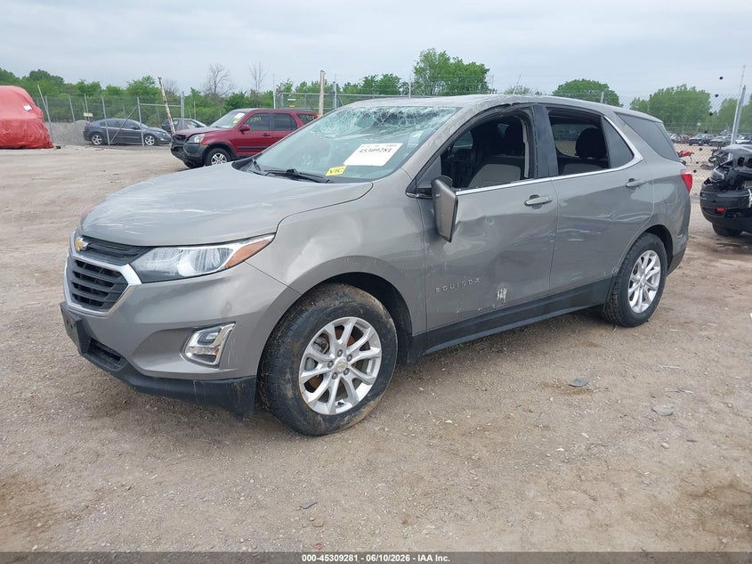 2018 Chevrolet Equinox VIN 3GNAXJEV5JS637977 IAAI salvage auction — FRESH WATER, Salvage Title, sold $825 on 2026-07-25 (photo 2)