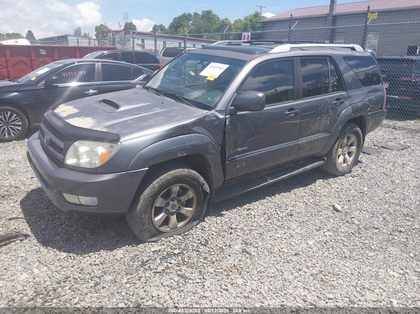 2004 Toyota 4runner VIN JTEZU14R640042748 IAAI salvage auction — LEFT FRONT, Salvage (West Virginia), sold $1,750 on 2026-07-29 (photo 2)