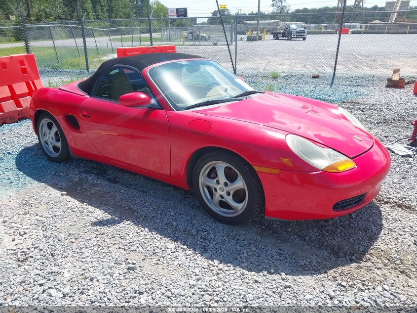 1997 Porsche Boxster VIN WP0CA298XVS624298 IAAI salvage auction — WATER/FLOOD, Salvage (Mississippi), sold $2,600 on 2026-07-17 (photo 1)