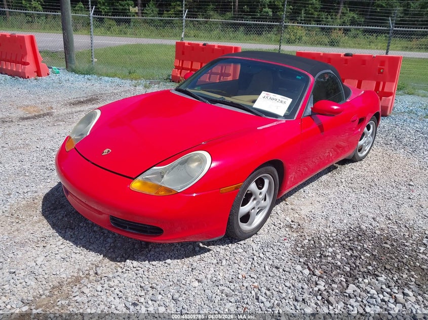 1997 Porsche Boxster VIN WP0CA298XVS624298 IAAI salvage auction — WATER/FLOOD, Salvage (Mississippi), sold $2,600 on 2026-07-17 (photo 2)