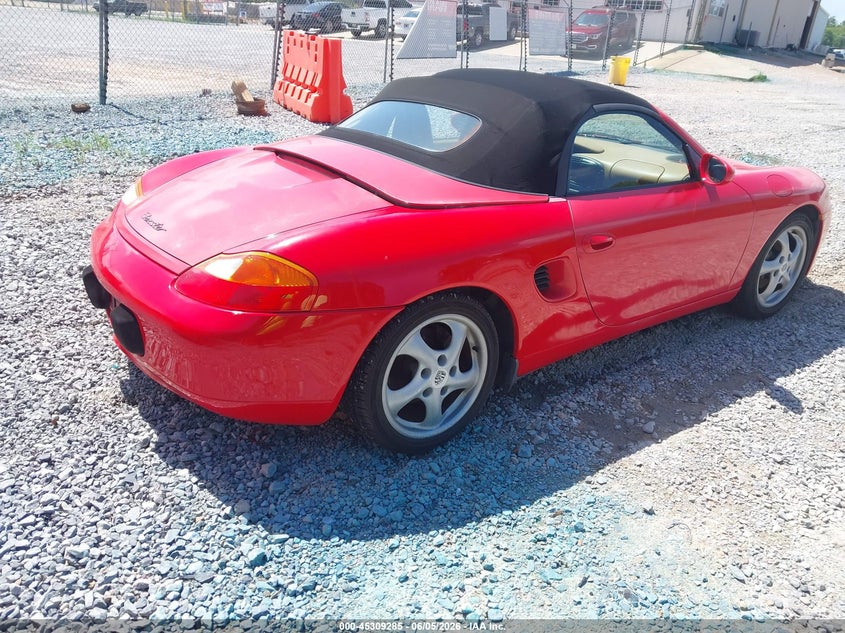 1997 Porsche Boxster VIN WP0CA298XVS624298 IAAI salvage auction — WATER/FLOOD, Salvage (Mississippi), sold $2,600 on 2026-07-17 (photo 4)