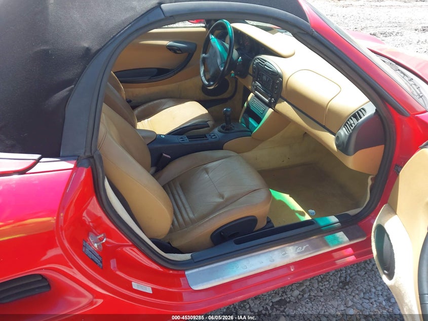 1997 Porsche Boxster VIN WP0CA298XVS624298 IAAI salvage auction — WATER/FLOOD, Salvage (Mississippi), sold $2,600 on 2026-07-17 (photo 5)